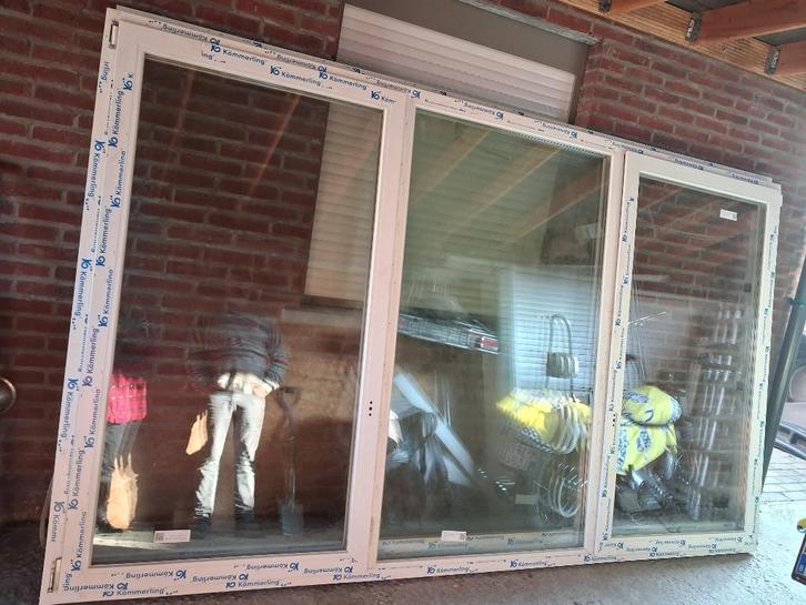Ramen, Doe-het-zelf en Bouw, Glas en Ramen, Nieuw, Gevelraam of Ruit, 160 cm of meer, 160 cm of meer, Dubbelglas, Ophalen