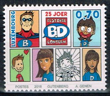 Bandes dessinées : 25 ans de BD Contern - timbre neuf, Enlèvement ou Envoi, Non oblitéré, Autres thèmes