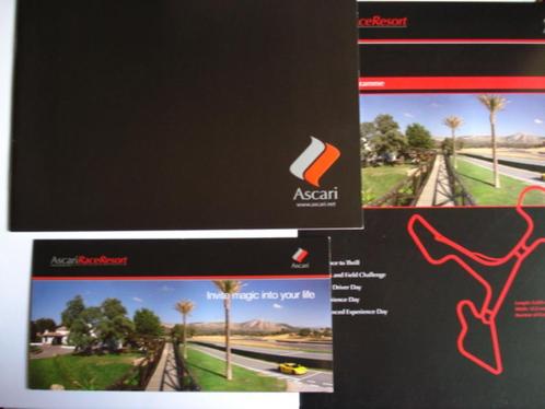 Ascari Race Resort 2010 Brochure Catalogue Prospekt LOT of 3, Boeken, Auto's | Folders en Tijdschriften, Zo goed als nieuw, Overige merken