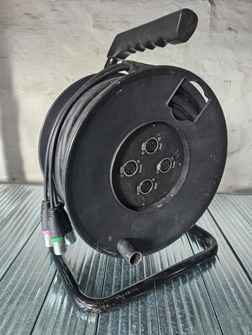 Procab haspel 4x xlr 25 meter beschikbaar voor biedingen