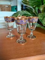 Set van 4 vintage theeglaasjes, Ophalen of Verzenden, Zo goed als nieuw