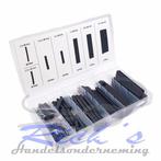 Krimpkous assortiment doos 127 delig zwart, Ophalen of Verzenden, Nieuw