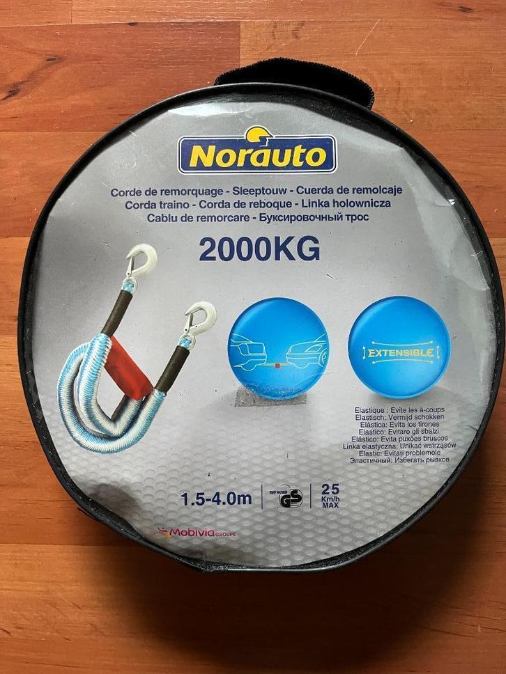Verlengbaar sleeptouw - 2 ton trekvermogen, Auto diversen, Autogereedschap, Nieuw, Ophalen of Verzenden