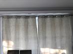 Te koop gordijnroede met gordijn, Huis en Inrichting, Ophalen, Crème, 200 cm of meer, Zo goed als nieuw