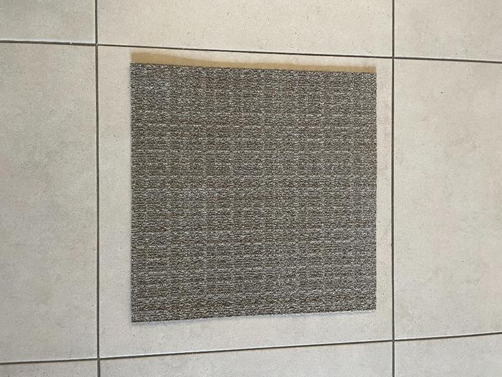 Tapijttegels Desso moderne grijs-bruine kleurstelling, Huis en Inrichting, Stoffering | Vloerbedekking, Zo goed als nieuw, Tapijttegels