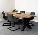Eettafel te koop 220X100, Huis en Inrichting, Ophalen, Warm-cozy, 100 tot 150 cm, 200 cm of meer