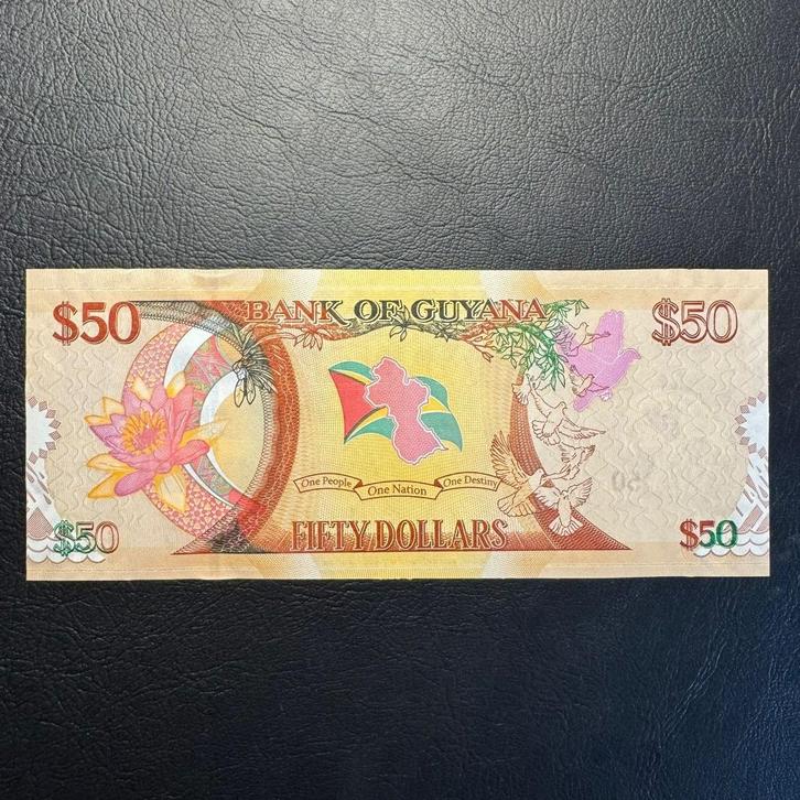 Guyana - 50 Dollars 2010 - P 41 - UNC - 743(3), Postzegels en Munten, Bankbiljetten | Afrika, Los biljet, Overige landen, Ophalen of Verzenden