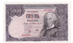 Espagne, 5000 pesetas, 1976, UNC, p155, Envoi, Billets en vrac, Autres pays
