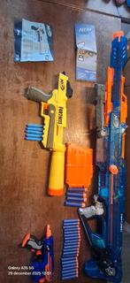 3x nerf geweren+pijltjes, Ophalen of Verzenden, Zo goed als nieuw