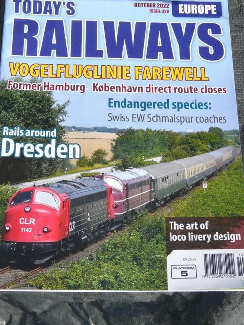 Nog enkele nummers tijdschrift , Today's railways..., Verzamelen, Spoorwegen en Tram, Zo goed als nieuw, Trein, Boek of Tijdschrift