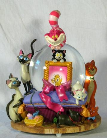 Grand snow globe Disney Aristochats, Enlèvement, Autres personnages, Utilisé, Statue ou Figurine