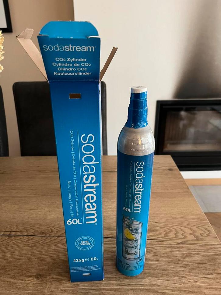 Nieuwe blauwe SodaStream-gascartridge, Elektronische apparatuur, Bruiswatermachines, Nieuw, Ophalen