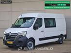 Renault Master 135PK Dubbel Cabine L2H2 LED Airco Cruise Eur, Auto's, 135 pk, Stof, Gebruikt, Euro 6