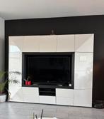 Te koop wandkast  in hoogglans met heel veel bergruimte, Huis en Inrichting, Ophalen, Gebruikt, 200 cm of meer, 25 tot 50 cm