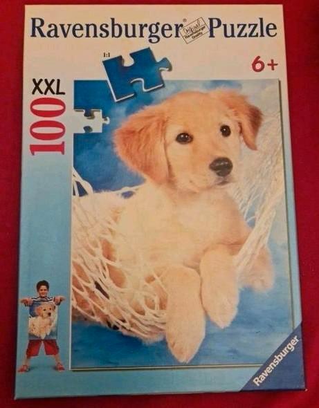Puzzel XXL : hond - puppy / 100 stukken, Hobby en Vrije tijd, Denksport en Puzzels, Ophalen of Verzenden