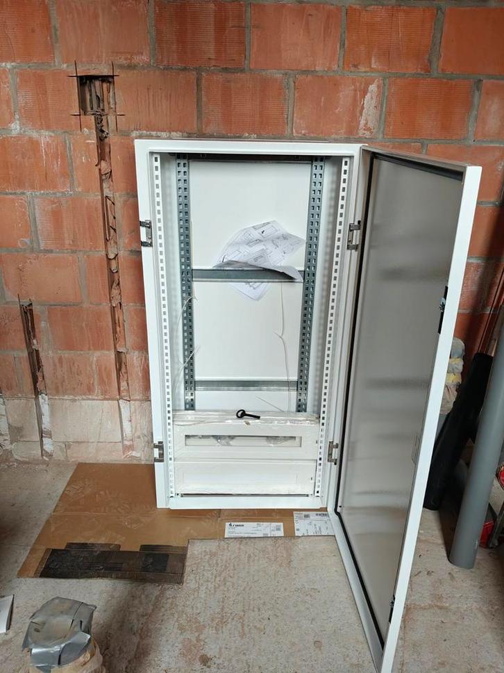 Zekeringenkast metaal 192 modules nieuw, Doe-het-zelf en Bouw, Elektriciteit en Kabels, Nieuw, Overige typen, Ophalen