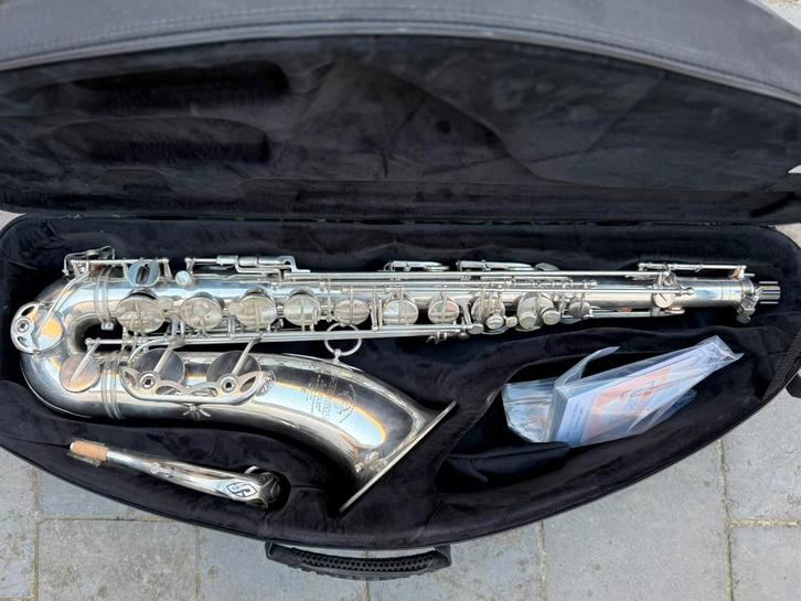 Selmer Mark VI tenorsaxofoon (1957) - zilver, Muziek en Instrumenten, Instrumenten | Toebehoren, Zo goed als nieuw, Saxofoon, Ophalen of Verzenden