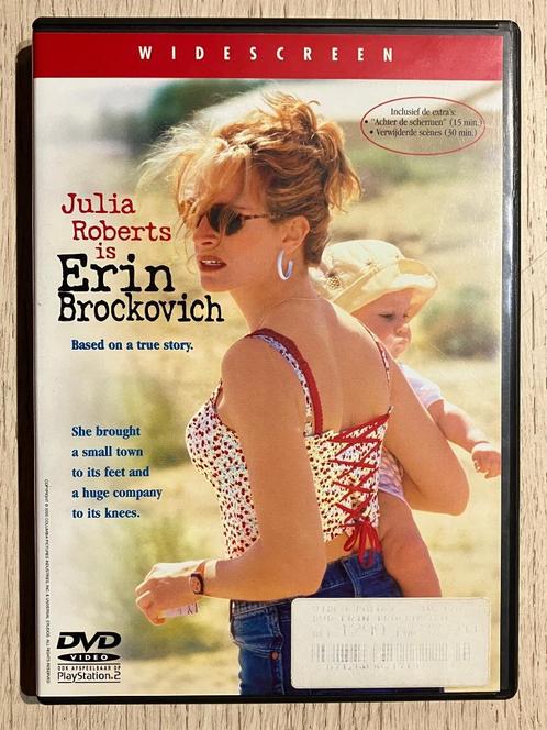 DVD : Erin Brockovich (Waargebeurd verhaal met Julia Roberts, Cd's en Dvd's, Dvd's | Drama, Zo goed als nieuw, Waargebeurd drama