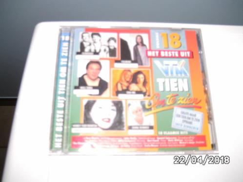 Een CD "Het beste uit VTM, tien om te zien" , volume 18, Cd's en Dvd's, Cd's | Nederlandstalig, Zo goed als nieuw, Levenslied of Smartlap