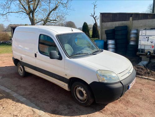 Citroën Berlingo 1.9D 2003, Auto's, Bestelwagens en Lichte vracht, Particulier, Citroën, Diesel, Handgeschakeld, Wit, Grijs, Stof