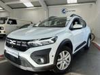 Dacia Sandero STEPWAY 1.0 EC0-G 100 CH 18.073KM GAR 12M, Auto's, Stof, Zwart, Wit, Bedrijf