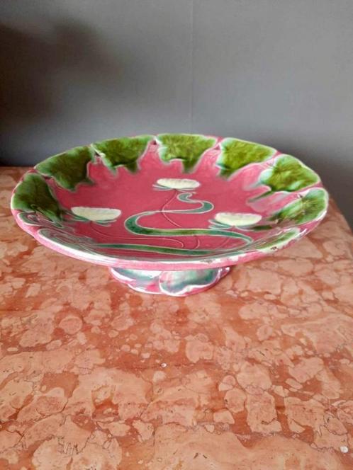 Villeroy & Boch Schramberg Art Nouveaux staande schotel eind, Antiek en Kunst, Antiek | Keramiek en Aardewerk, Ophalen of Verzenden