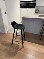 Barkruk Louise - zwart, Huis en Inrichting, Barkrukken, Ophalen, Zo goed als nieuw, Kunststof