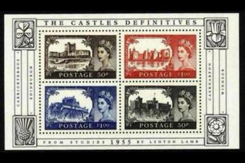 2005 Queen Elizabeth 2 II British Castle Kastelen postzegels beschikbaar voor biedingen
