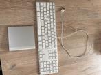 Apple toetsenbord usb aansluiting + trackpad, Computers en Software, Ophalen, Rechtshandig, Gebruikt, Draadloos