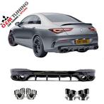 Mercedes-Benz CLA 45 S AMG Look Diffuser W118 | 2019 -2022 |, Mercedes-Benz, Nieuw, Ophalen of Verzenden, Achter