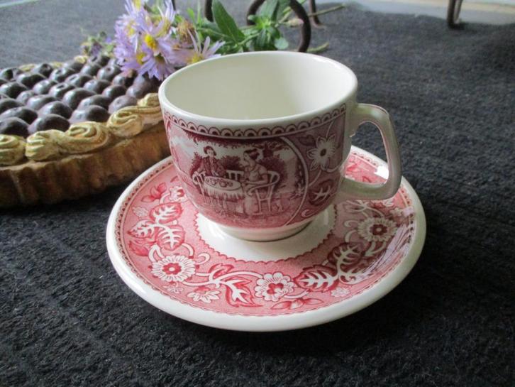 BOCH Koffiekop en onderbordje  BOCH  BELGIUM  TEADRINKER, Huis en Inrichting, Keuken | Servies, Zo goed als nieuw, Kop(pen) en/of Schotel(s)