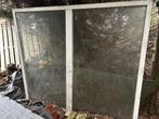 gratis Glazen Windscherm voor tuin, Tuin en Terras, Ophalen, Gebruikt