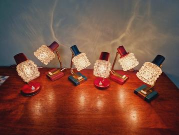 Paire de lampes de chevet vintage, années 60
