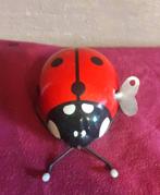 jouet coccinelle mécanique,vintage en tôle et fer blanc., Enlèvement ou Envoi