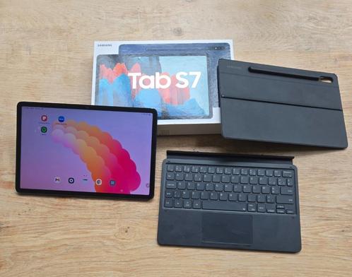 Samsung Galaxy Tab S7 WiFi 256 GB + keyboard cover, Computers en Software, Android Tablets, Zo goed als nieuw, Wi-Fi, 11 inch