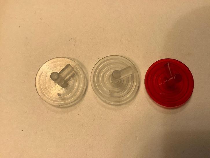 Lego Shield Circular / Round Ridged 3 stuks / 585-A1, Kinderen en Baby's, Speelgoed | Duplo en Lego, Gebruikt, Lego, Losse stenen