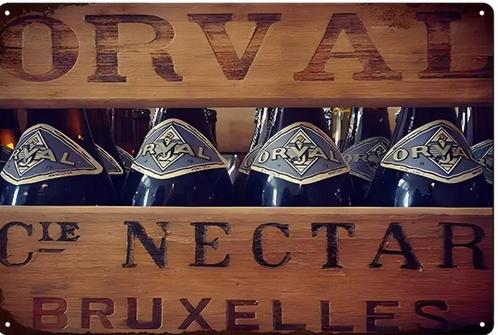 Reclamebord vintage Orval (bak) - mancave poolhouse nieuw, Verzamelen, Merken en Reclamevoorwerpen, Nieuw, Reclamebord, Ophalen of Verzenden
