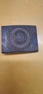 Boucle armée impérial allemande 1914-1918, Enlèvement ou Envoi, Armée de terre, Emblème ou Badge