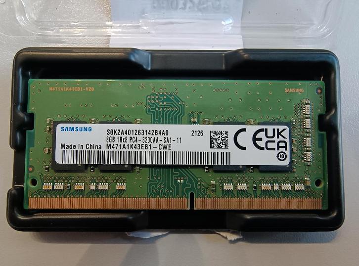 RAM SODIMM 2x8Gb Samsung DDR4 PC4-25600, Computers en Software, RAM geheugen, Gebruikt, Laptop, 16 GB, DDR4, Ophalen of Verzenden