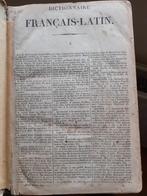 oud woordenboek Frans-Latijn uit 19e eeuw, Ophalen of Verzenden