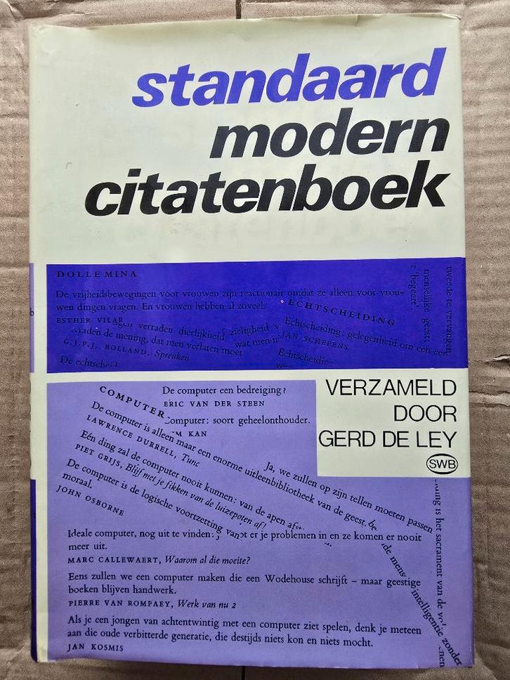 Standaard Modern Citatenboek, Livres, Dictionnaires, Comme neuf, Néerlandais, Autres éditeurs, Enlèvement ou Envoi