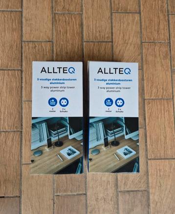 Allteq 3voudige stekkerdoos 2 stuks  beschikbaar voor biedingen