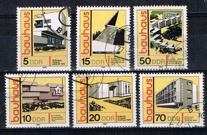 Postzegels uit de DDR - K 5253 - bouwwerken, Postzegels en Munten, Postzegels | Europa | Duitsland, Gestempeld, DDR, Verzenden