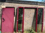 Aluminum ramen en deur - GRATIS, Ophalen, Gebruikt, Aluminium, Inclusief glas