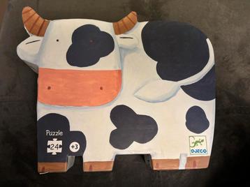 Djeco puzzel voor kinderen koe op de boerderij nieuw  beschikbaar voor biedingen