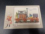 Herge tintin chromos voir savoir chemin de fer carte 3, Enlèvement ou Envoi, Tintin, Comme neuf