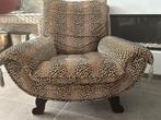Zetel luipaard motief, Huis en Inrichting, Ophalen, Gebruikt, 75 tot 100 cm, 100 tot 125 cm