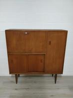 Vintage midcentury highboard | barkast | wandkast, Huis en Inrichting, Kasten | Wandmeubels, Ophalen, Zo goed als nieuw