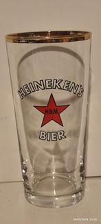 HEINEKEN'S geëmailleerd glas., Heineken, Glas of Glazen, Ophalen of Verzenden, Zo goed als nieuw