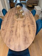 ovaal eetkamer tafel 1m op 2 m, Huis en Inrichting, Tafels | Eettafels, Ophalen, Nieuw, Ovaal